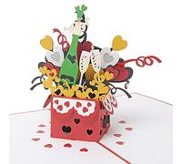 Favour Pop Up® - 3D greeting card for birthday, wedding or anniversary, also ideal for money gift or voucher. TL077