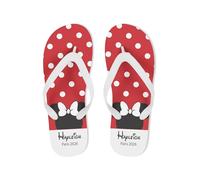 FAVOURGRAM Personalised Themed Flip Flops | Just Married | Bridal Party | Wedding Gift | Bride and Groom | Wedding Day | Various Designs (UK Footwear Size System, Adult, Women, Alpha, Medium, Small)