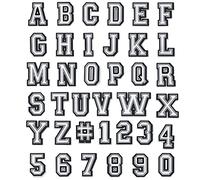 Favson 37 Pieces Number Letter Shoe Charms, Charms for Croc Sandals Decoration 0-9# Number, Alphabet ABC-Z Letter, Clog Shoes Decorations Wristband Bracelet Party Favors Birthday Gifts