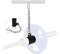 Favuit T Bar Row Platform Attachment 360° Swivel Barbell T-Bar Row Plate Post Insert Landmine Accessories with Chain fit Olympic Bars & Standard Bars for Gym Fitness Workout Shoulder Core Muscles