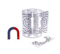 FAWFCJD 3D Magnetic Field Demonstrator Magnetic Line Demonstrator Electromagnetic Field Current Magnetic Field Demonstrator Physics Experiment Equipment Teaching Instrument