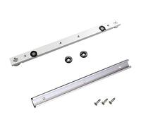 Fawiwpse 1 Set Aluminum Alloy T-Tracks Slot Miter Track and Miter Bar Slider Table Saw Miter Gauge Rod DIY Woodworking Tools