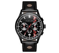 Fawler by Trendhim | Limited Edition Black Racing Watch | for Men | Black | Chronograph and Date | Water Resistant up to 100 Meters | Danish Design