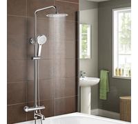 Fawley Round Thermostatic Shower Kit With Bath Filler
