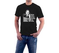 Fawlty Towers T-Shirt Basil Fawlty Mr O'Reilly Garden Gnome Tee by Sillytees BlackX-Large