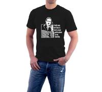 Fawlty Towers T-Shirt Basil Fawlty Mr O'Reilly Garden Gnome Tee by Sillytees BlackX-Large