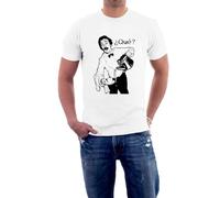 Fawlty Towers T-Shirt Manuel Que Spanish Waiter Tee by Sillytees WhiteXX-Large