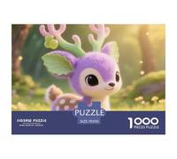 Fawn 1000 Piece Puzzles Adults Fun Challenging Creative Gift Adults for Kids Home Decoration Puzzles 70x50cm/1000pcs
