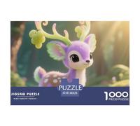 Fawn 1000 Piece Puzzles Adults Fun Challenging Creative Gifts Adults for Kids Beautiful Decoration Jigsaw 38x26cm/1000pcs