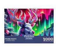 Fawn 1000 Pieces Premium Jigsaw Animal Age 12+ Cool Collage Effect, Fun Details, Educational, Challenging Puzzle Games 38x26cm/1000pcs