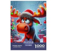 Fawn 1000 Pieces Premium Jigsaw Animal for Adults Cool Collage Effect, Fun Details, Educational, Challenging Puzzle Games 38x26cm/1000pcs