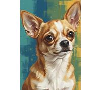 Fawn and White Chihuahua Notebook: Journal, Diary, Canine Notebook: A delightful and practical gift for Family, Friends, Loved Ones, Kids, Dog Enthusiasts, Chihuahua Admirers, and Dog Parents
