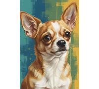 Fawn and White Chihuahua Notebook: Journal, Diary, Canine Notebook: A delightful and practical gift for Family, Friends, Loved Ones, Kids, Dog Enthusiasts, Chihuahua Admirers, and Dog Parents