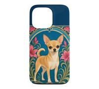 Fawn Chihuahua Cute Art Nouveau Case for iPhone 13 Pro