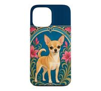 Fawn Chihuahua Cute Art Nouveau Case for iPhone 13 Pro Max