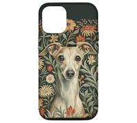 Fawn Cream Italian Greyhound in Cottage Garden Case for iPhone 12/12 Pro