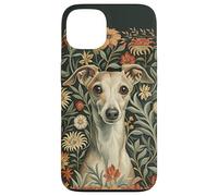 Fawn Cream Italian Greyhound in Cottage Garden Case for iPhone 13