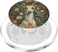 Fawn Cream Italian Greyhound in Cottage Garden PopSockets PopGrip for MagSafe