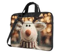 Fawn doll Laptop Bag Portable Handbag, Safe Protective Inner Lining for Business Trip and Office Use, Black, 15.6 inch