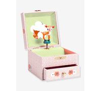 Fawn Musical Box - DJECO printed pink