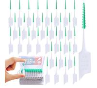 Fawnmum Super Deer Dental Floss Picks Soft Silicone interdental Brush, Braces Brush, Floss Picks for Teeth, Disposable interdental Brush, Suitable for Cleaning Teeth Health (1)