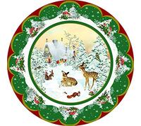 Fawns’ First Christmas Circular Coppenrath Advent Calendar Design by Barbara Behr 29.7 cm across Iridescent glitter / Hole for hanging