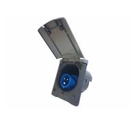FAWO GREY 240V MAINS INLET C/W MAGNETIC LID caravan motorhome campervan hook up