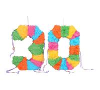 Fax Potato 2pc 30th Birthday Pinata & Blindfold Set - Multi Fax Potato Multicolor