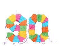 Fax Potato 2pc 90th Birthday Pinata & Blindfold Set - Multi Fax Potato Multicolor