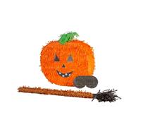 Fax Potato 2pc Halloween Pinata Set Scary Spooky Party Game Decoration with Mask in Orange Fax Potato Orange