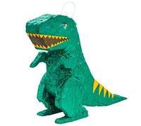 Fax Potato Dinosaur Pinata with Blindfold (W43 x D13 x H55cm) Fill Your Own Kids Large Party Supplies Themed Birthday Accessory Fun Decoration Pinata for Kids Parties & Games