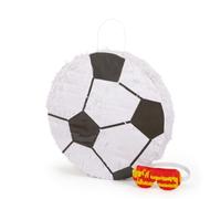 Fax Potato Football Pinata with Blindfold (W43.5 x D10 x H43.5cm) Fill Your Own Kids Large Party Supplies Themed Birthday Accessory Fun Decoration Pinata for Kids Parties & Games