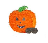 Fax Potato Halloween Percey The Pumpkin Pinata - Scary Spooky Seasonal Home Large Party Game Decoration With Mask