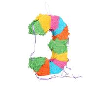 Fax Potato Number 3 Piñata - 50cm Multicoloured, Fillable Birthday Party Decoration, Sweet Holder Game, Kids & Adults Celebration Supplies, Wedding, Anniversary, Carnival, Party Game