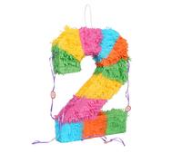 Fax Potato Pinatas Number 2 Cardboard Pinata - W35cm x D7.5cm x H50cm - Multi Fax Potato Multicolor