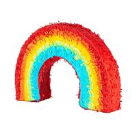 Fax Potato Pinatas Rainbow Cardboard Pinata W53cm x D9cm x H36cm Multi Fax Potato Multicolor