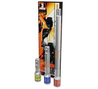 Faxdrts 3 Piece 1/2" Drive Impact Extension Bar Set, 75mm 127mm 250mm Length Socket Extensions Expand Narrow Range, Premium Cr-V Steel, Knurled Non-Slip, Zero Torque Loss, for Auto and Mechanical