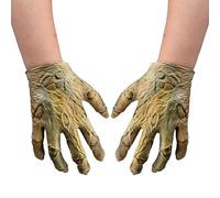 Faxianther Bloody Zombie Hand Gloves Men Women Horror Halloween Cosplay Masquerade Mardi Gras Grim Reaper Death Evil Devil Demon Skeleton Gloves Mitts Costume Accessory Dress Up Props Supplies