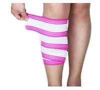 Faxianther Elastic Wrap-around Calf Splint Support Tape Bandage Outdoor Sports Breathable Compression Leg Sleeves Shin Band Ankle Knee Brace Strap Protector Guard, 1 Pc
