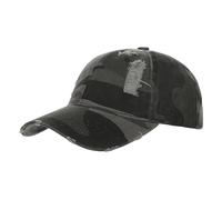 Faxianther Girls Boys Vintage Camo Baseball Caps Soft Cotton Summer Adjustable Travel Beach Peaked Trucker Caps for 4-12 Yrs