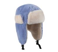 Faxianther Kids Fuzzy Trapper Hats with Lovely Cat Ear, Girls Boys Winter Warm Cozy Faux Fur Lining Full Hood Hat Ushanka Russian Hat Windproof Camping Cycling Ski Earflap Hats Balaclava for 3-8 Yrs