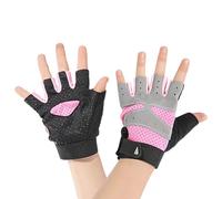 Faxianther Kids Lightweight Cool Cycling Gloves Breathable Stretchy Half Finger Roller Skating Cycle Gloves Girls Boys Sports Mitts for Scooter Road Bicycle Skateboarding Biking Climbing