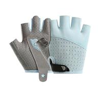 Faxianther Kids Lightweight Cool Cycling Gloves Breathable Stretchy Half Finger Roller Skating Cycle Gloves Girls Boys Sports Mitts for Scooter Road Bicycle Skateboarding Biking Climbing