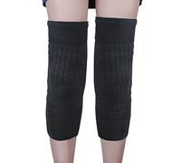Faxianther Men Women Thicken Leg Warmers Winter Plush Padded Cozy Knee Brace Pads Leg Sleeves Wraps Support Protector Legging Stockings for Cycling Camping Running