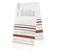 Faxianther Messianic Tallit Prayer Shawl Stripe Messiah Jewish Christian Tallit Prayer Shawl Wraps Arabian Prayer Scarf Ethnic Style Headscarf for Men Women