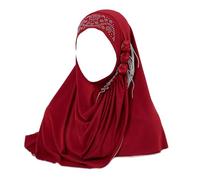 Faxianther One Piece Hijab Long Muslim Turban Islamic Full Cover Headscarf for Women