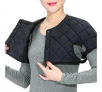 Faxianther Winter Thermal Down Shoulder Warmer Elderly Men Wome Coldproof Lightweight Wearable Shoulder Wrap Shawl Aged Care Products Arthritis Rheumatism Shoulder Cover Support Protector Shrug