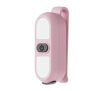 Faxins Nurse Light LED Clip On Flashlight Running Light Rechargeable Safety Lights for Walking at Night Outdoor Nursing Night Shift Light Bright Lightweight Portable Gift Pink