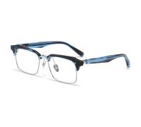 FAXIOU Blue Light Folding Reading Glasses Fashion Aspherical Resin Magnifying Glasses 1.56mm Men Women, blue, 2.75x