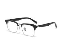 FAXIOU Blue Light Folding Reading Glasses Fashion Aspherical Resin Magnifying Glasses 1.56mm Men Women, black, 1.75x